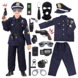 תחפושת שוטר ילדים עם 16 חלקים